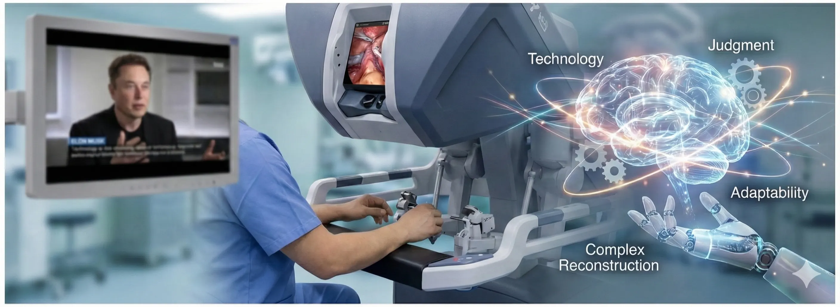 Elon Musk says Tesla Optimus will be doing surgery by 2029 cover illustration