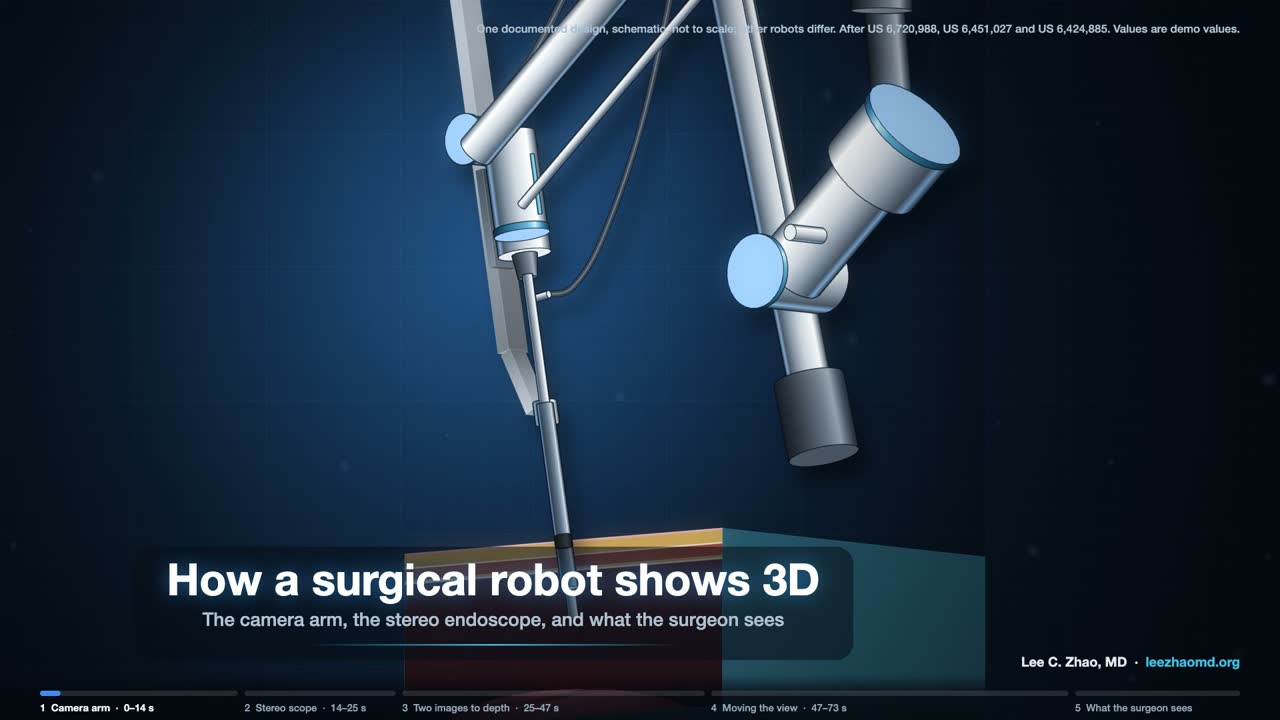 Title frame of the video: 3D vision